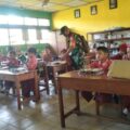 Babinsa Kodim 1420/Sidrap Kawal Sukses Program Makan Bergizi Gratis (MBG) di Sekolah