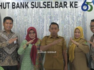 HUT ke-65 Bank Sulselbar, Kolaborasi Perkuat Ekonomi dan Layanan Keuangan Sidrap