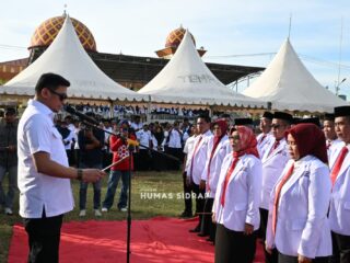 Didukung Penuh Pemkab, Pelantikan PMI Sidrap Berlangsung Meriah