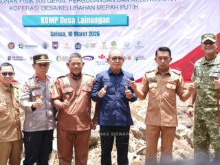 Wujudkan Program Presiden, Sidrap Bangun Koperasi Merah Putih di Lainungan