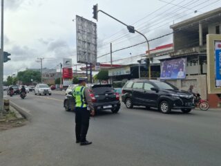 Hari Ketiga Pasca Lebaran di Sidrap, Arus Lalu Lintas Tertib Lancar