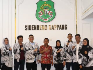 Ketua PGRI Sulsel Tinjau Persiapan Porsenijar di Sidrap