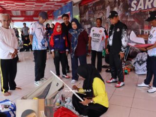 Keliling Arena Porsenijar, Wabup Nurkanaah Pastikan Sidrap Jadi Tuan Rumah yang Ramah