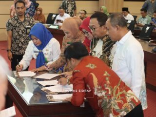 Wabup Sidrap Hadiri Finalisasi Penetapan LP2B, Tegaskan Komitmen Lindungi Lahan Pertanian