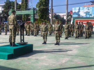 Kodim 1420/Sidrap Gelar Upacara Tujuh Belasasan dan Korps Raport Pindah Satuan, Perkuat Disiplin dan Profesionalisme Prajurit
